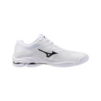 Zapatillas Mizuno Wave Lightning Pro Hombre Blanco/Negro — vista lateral interior