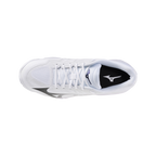 Zapatillas Mizuno Wave Lightning Pro Hombre Blanco/Negro — vista superior