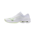 Zapatillas Mizuno Wave Lightning Pro Mujer Blanco/Aqua — vista lateral