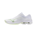 Zapatillas Mizuno Wave Lightning Pro Mujer Blanco/Aqua — vista lateral