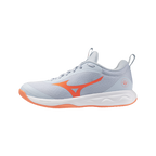 Zapatillas Mizuno Wave Luminous Pro Mujer Azul/Naranja — vista lateral
