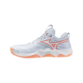 Zapatillas Mizuno Wave Momentum Elite Mujer Azul/Naranja — vista lateral