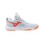 Zapatillas Mizuno Wave Momentum Elite Mujer Azul/Naranja — vista lateral interior