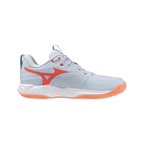 Zapatillas Mizuno Wave Momentum Pro Mujer Azul/Naranja — vista lateral interior