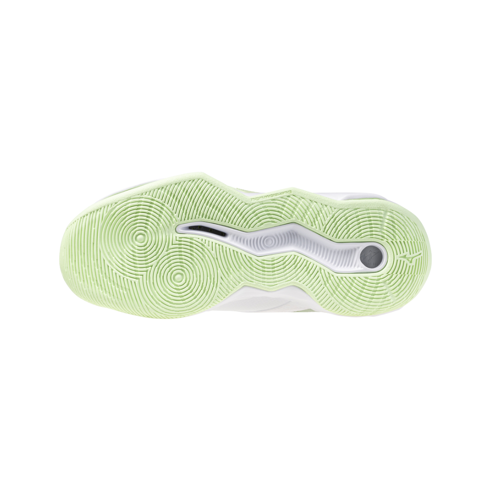 Zapatillas Mizuno Wave Momentum Pro Mujer Blanco/Aqua — suela