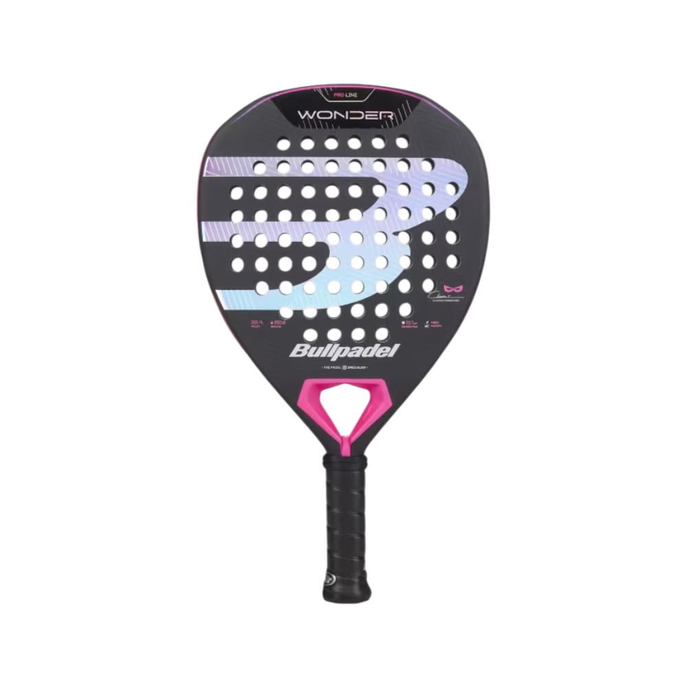Pala Bullpadel Wonder 2027 Claudia Fernández — cara frontal