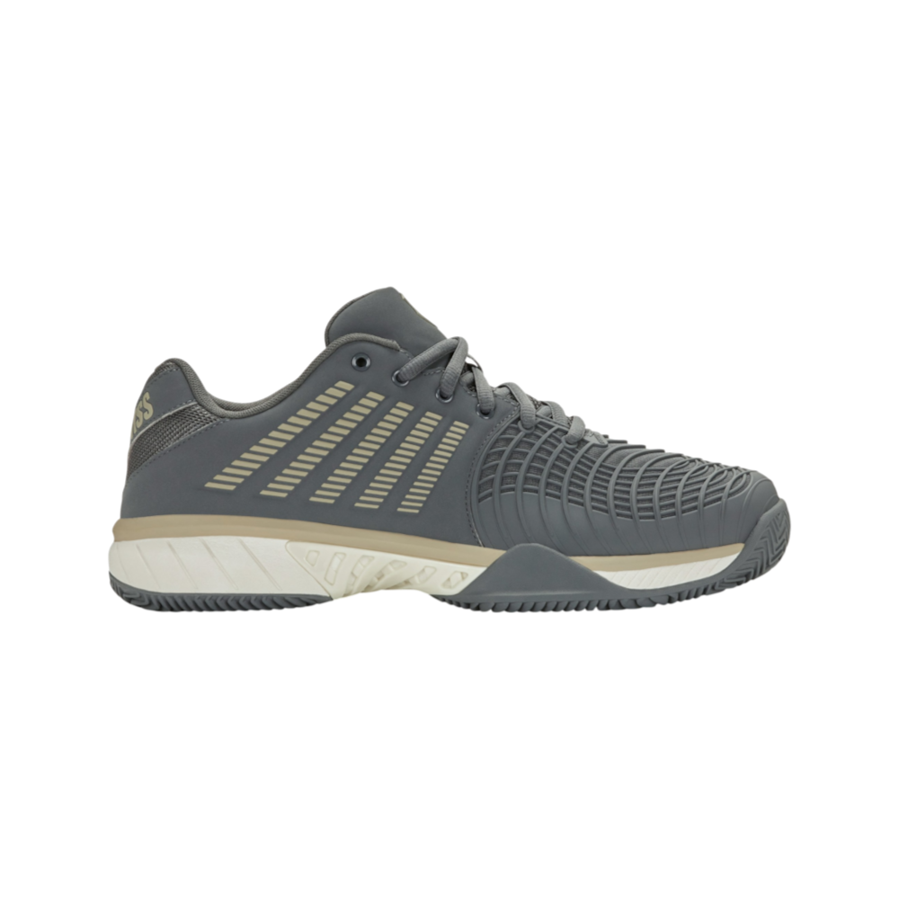 Zapatillas de Pádel K-Swiss Express Light 3 Clay Hombre Gris — lateral exterior