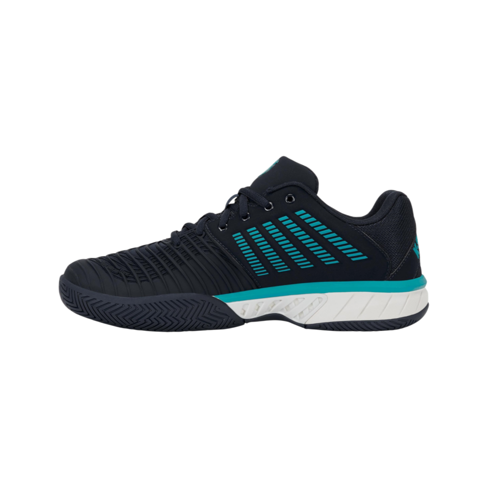 Zapatillas de pádel K-Swiss Express Light 3 Clay de hombre en azul, vista lateral interior