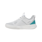 Zapatillas de pádel K-Swiss K-Speed Team Clay de mujer en blanco, vista lateral interior