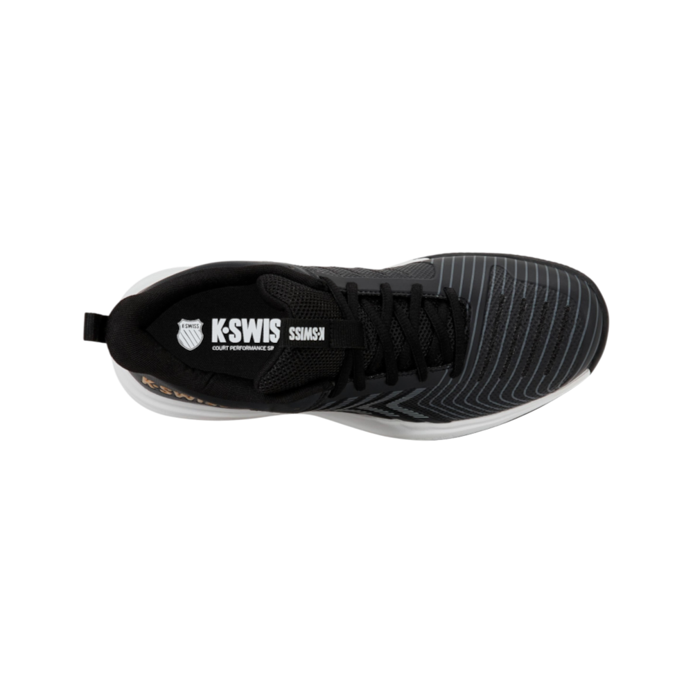 Zapatillas de pádel K-Swiss Ultrashot Light Clay de hombre en negro, vista superior