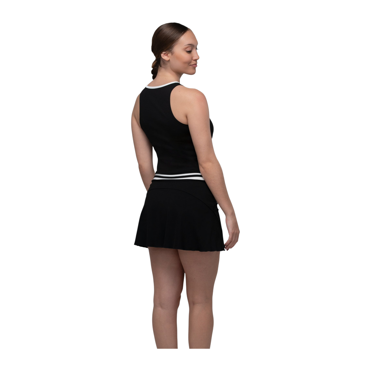Falda de Pádel BB Sport Rhea Mujer Negro (3)