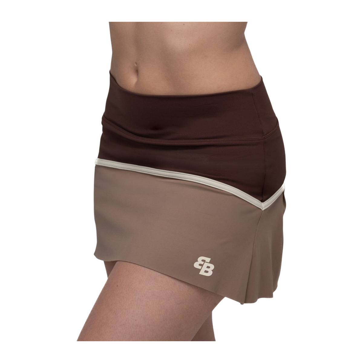 Falda de Pádel BB Sport Colorado Mujer Chocolate/Café