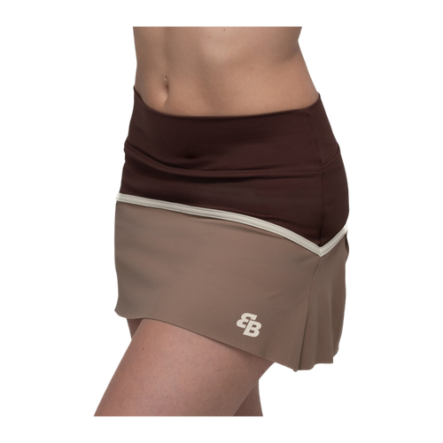 Falda de Pádel BB Sport Colorado Mujer Chocolate/Café