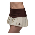 Falda de Pádel BB Sport Cabo Mujer Chocolate/Beige