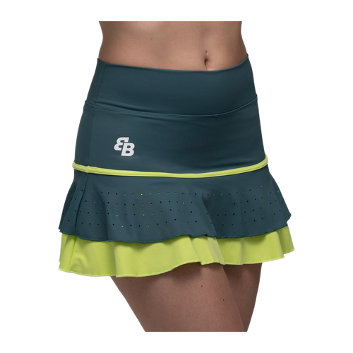 Falda de Pádel BB Sport Dallas Mujer Verde Petróleo