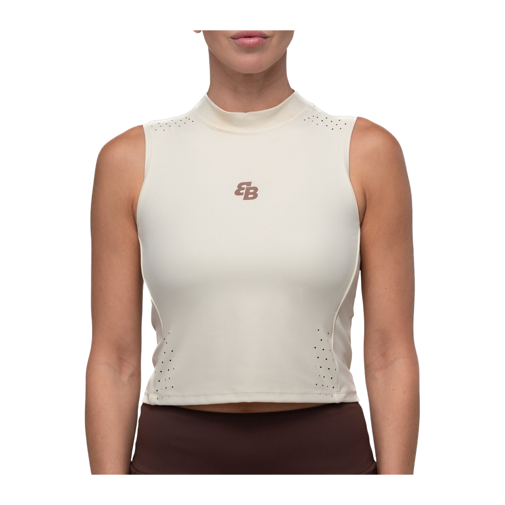 Top de Pádel BB Sport Texas Mujer Beige