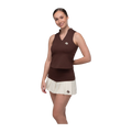 Top de Pádel BB Sport Cabo Mujer Chocolate