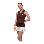 Top de Pádel BB Sport Cabo Mujer Chocolate