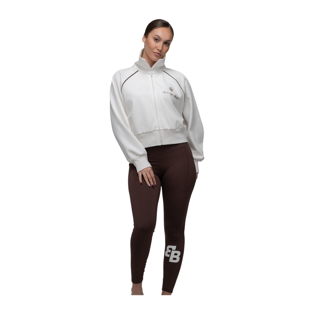 Chaqueta de Pádel BB Sport Boston Mujer Blanco Roto