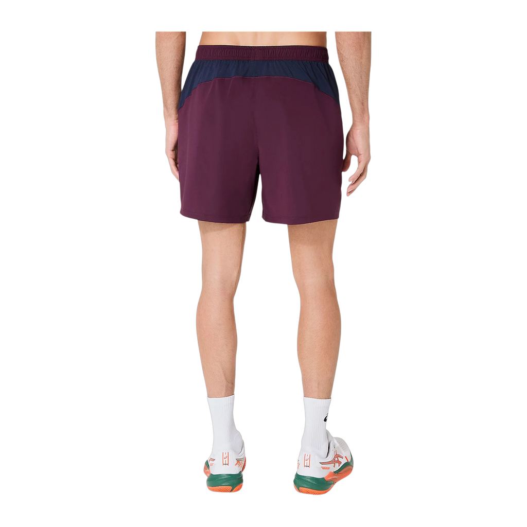 Pantalón corto de Pádel Asics Court 7 Pulgadas Hombre Berenjena (2)