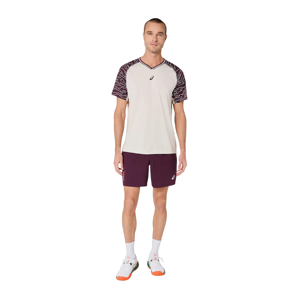 Pantalón corto de Pádel Asics Court 7 Pulgadas Hombre Berenjena (4)
