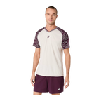 Camiseta de Pádel Asics Court Manga Corta Hombre Avena