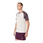 Camiseta de Pádel Asics Court Manga Corta Hombre Avena (3)