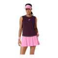 Camiseta de tirantes de Pádel Asics Game Mujer Berenjena