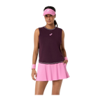 Camiseta de tirantes de Pádel Asics Game Mujer Berenjena