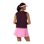 Camiseta de tirantes de Pádel Asics Game Mujer Berenjena (2)