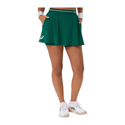 Falda de Pádel Asics Game Mujer Verde Jade