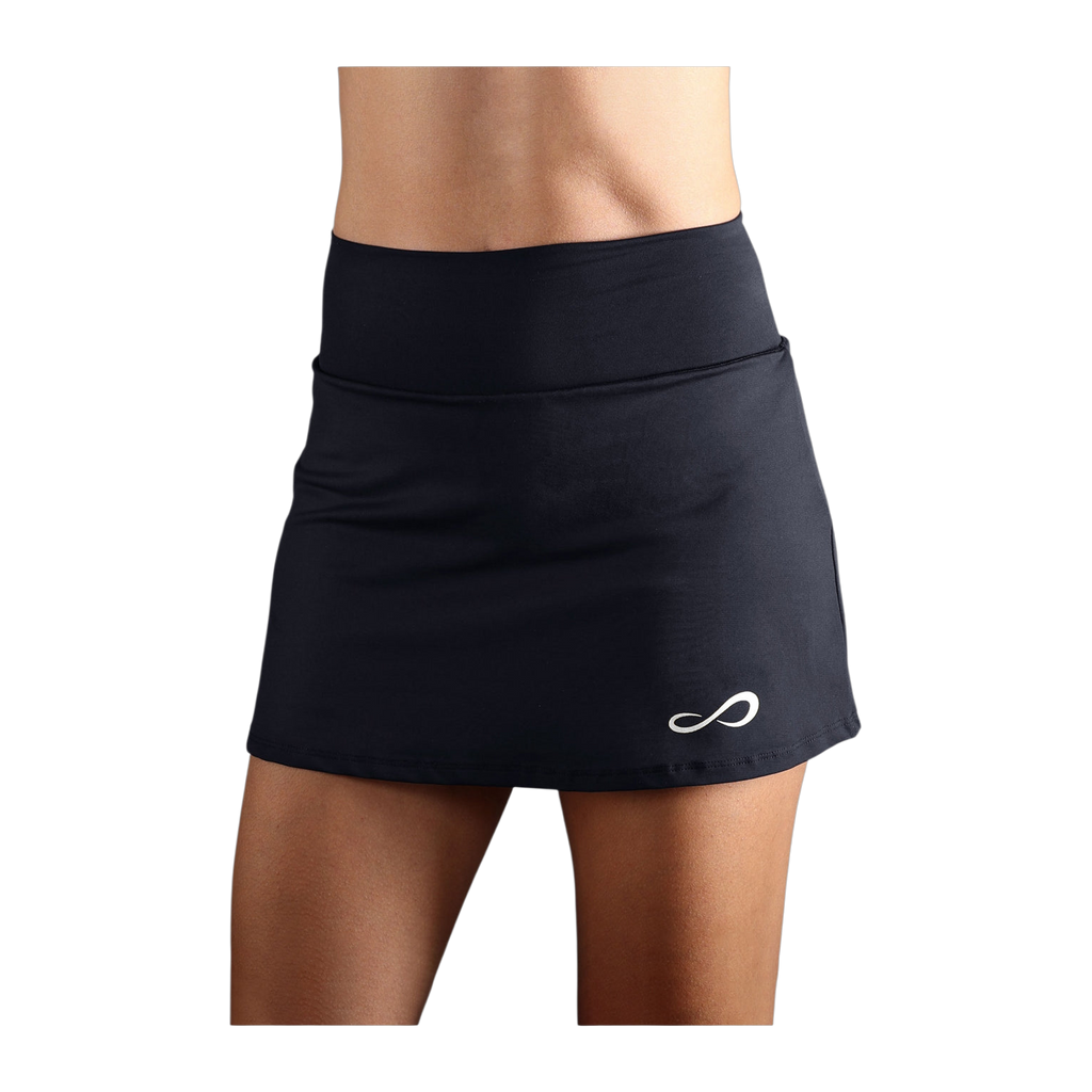 Falda de Pádel Endless Minimal Tiro Alto Mujer Negro