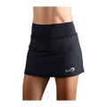 Falda de Pádel Endless Minimal Tiro Alto Mujer Negro