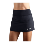 Falda de Pádel Endless Minimal Tiro Alto Mujer Negro
