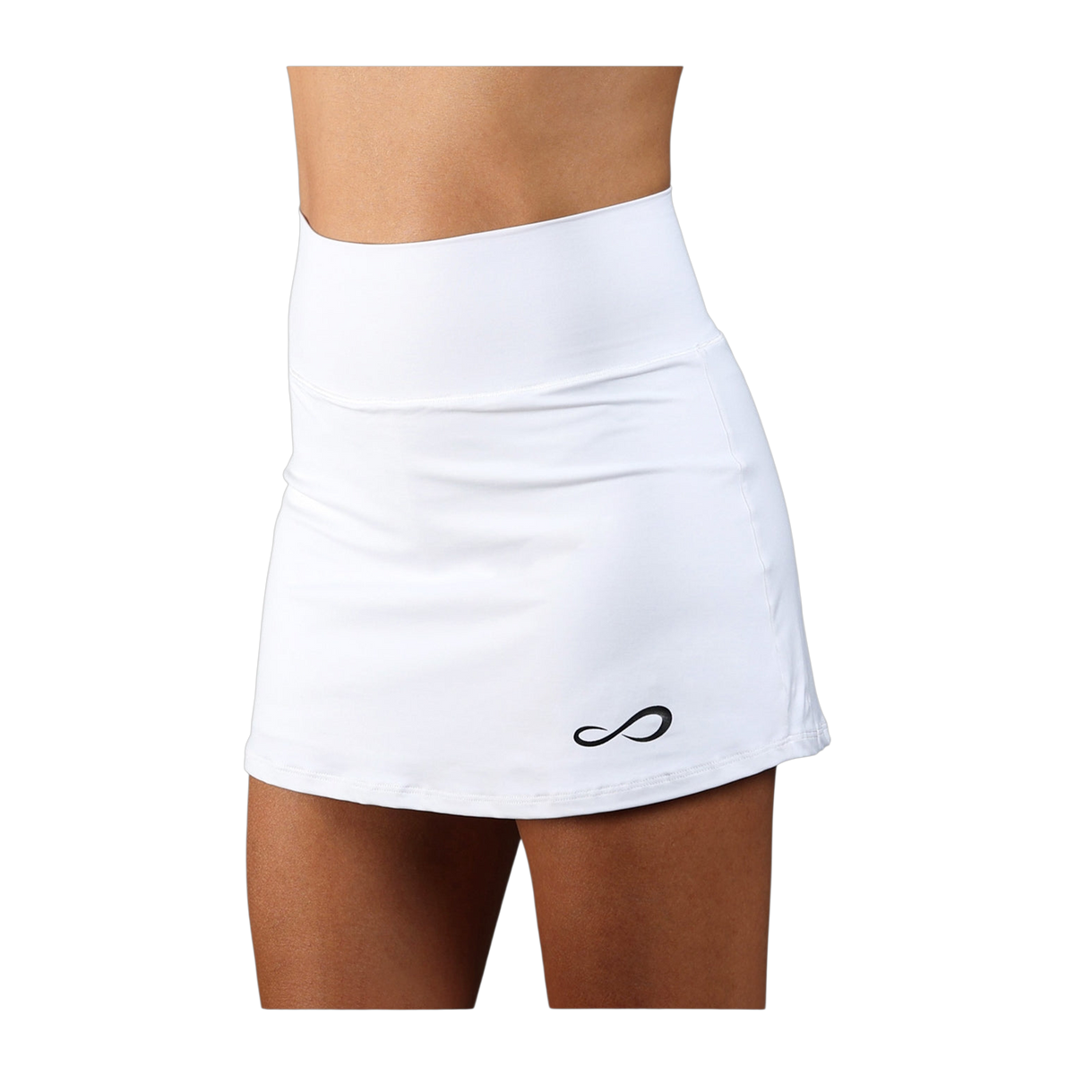 Falda de Pádel Endless Minimal Tiro Alto Mujer Blanco
