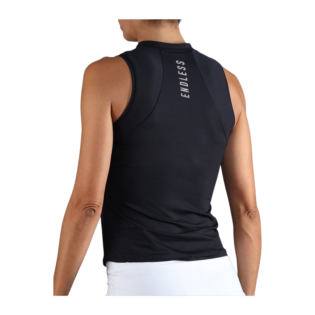 Polo de Pádel Endless Glam Mujer Negro (2)