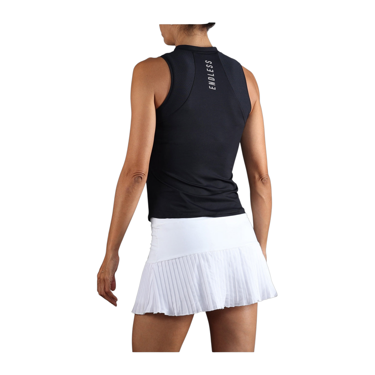 Polo de Pádel Endless Glam Mujer Negro (4)
