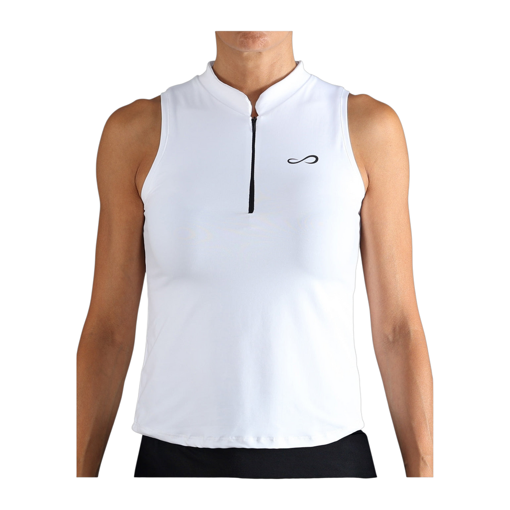 Polo de Pádel Endless Glam Mujer Blanco