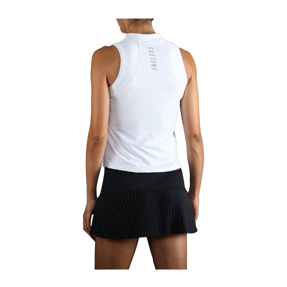 Polo de Pádel Endless Glam Mujer Blanco (4)