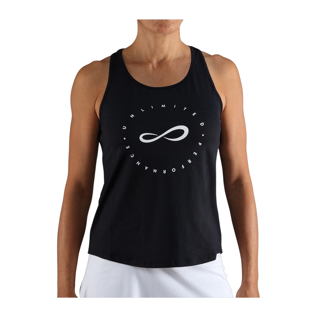 Camiseta de Pádel Endless Cercle Mujer Negro