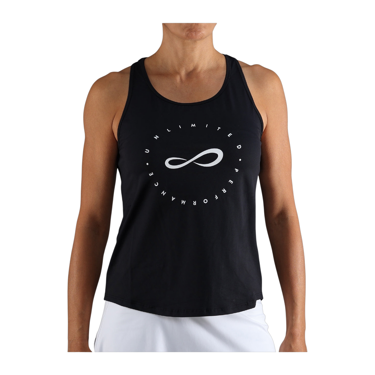 Camiseta de Pádel Endless Cercle Mujer Negro