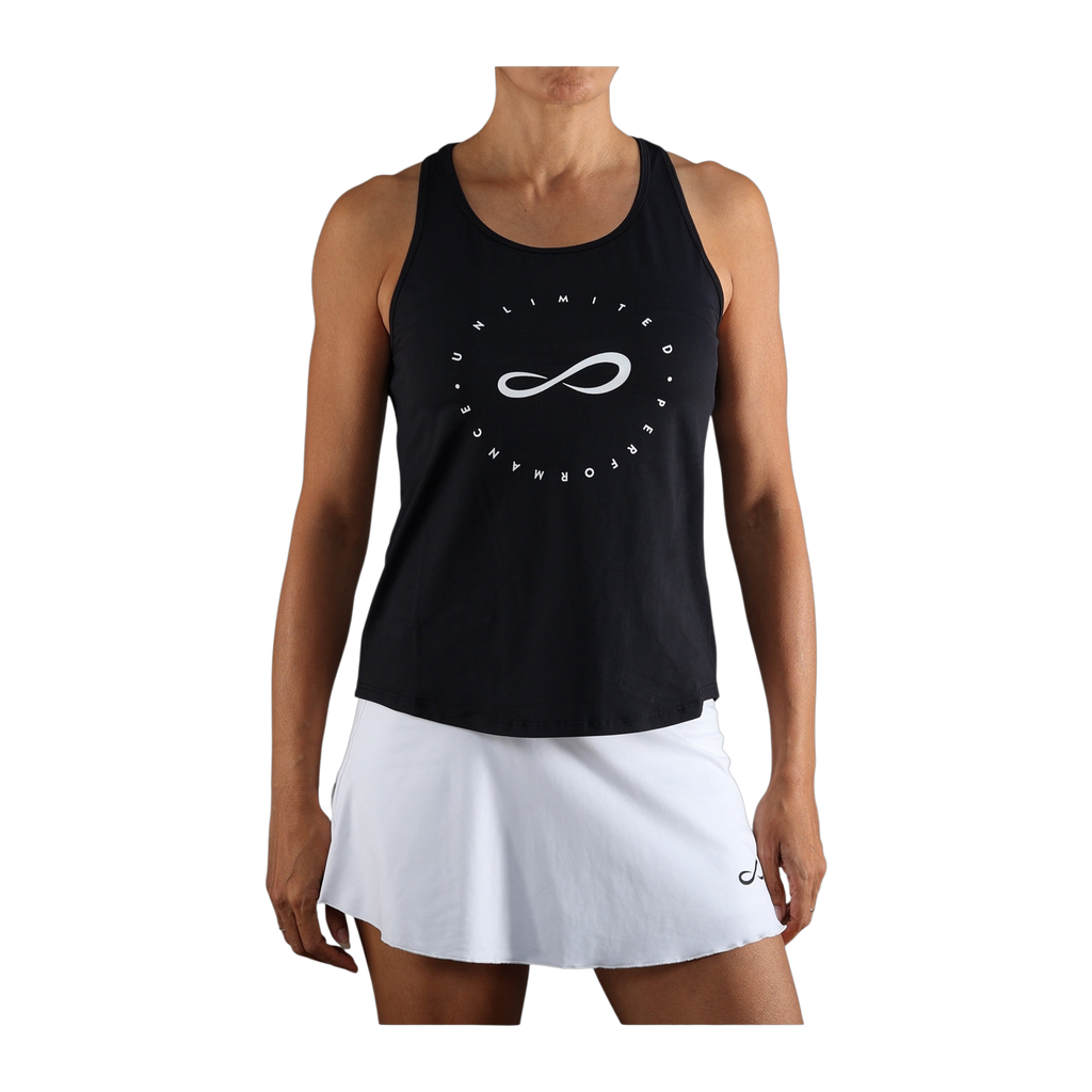Camiseta de Pádel Endless Cercle Mujer Negro (3)