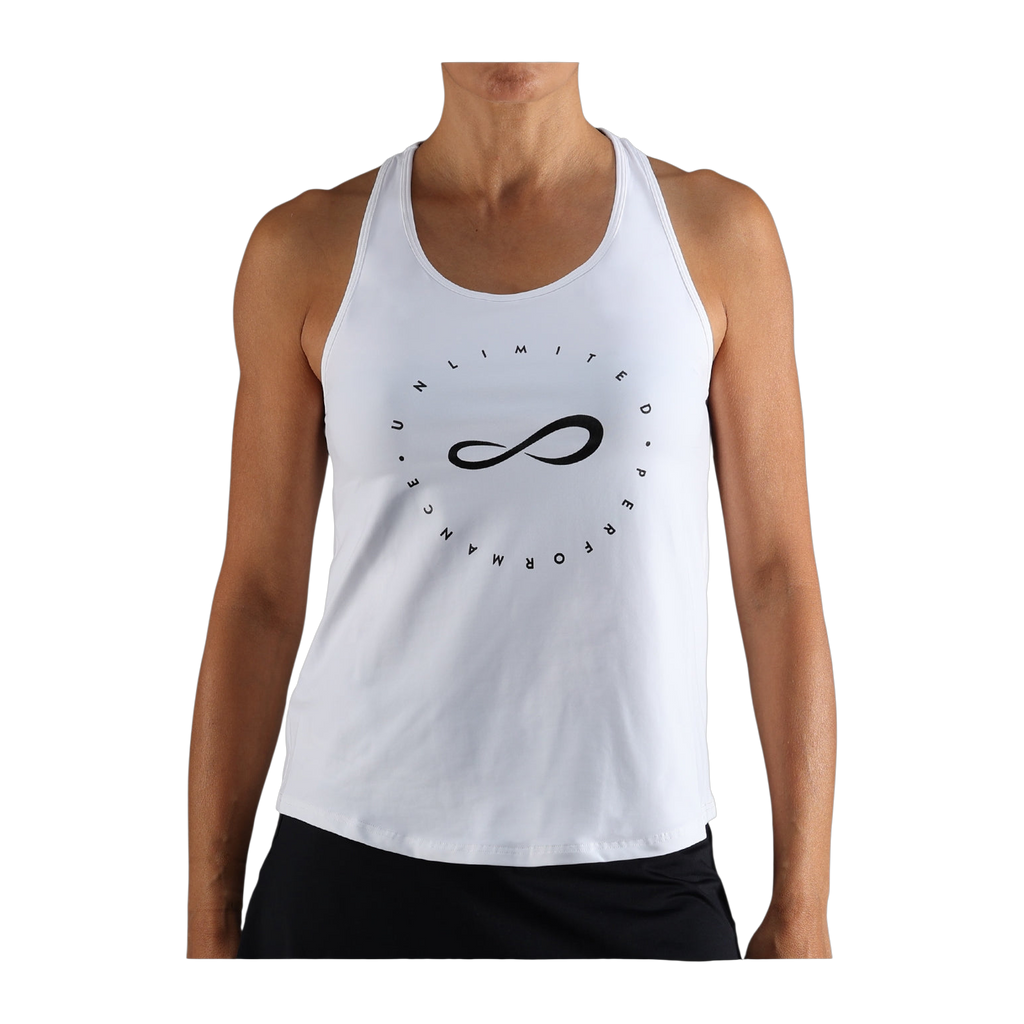 Camiseta de Pádel Endless Cercle Mujer Blanco