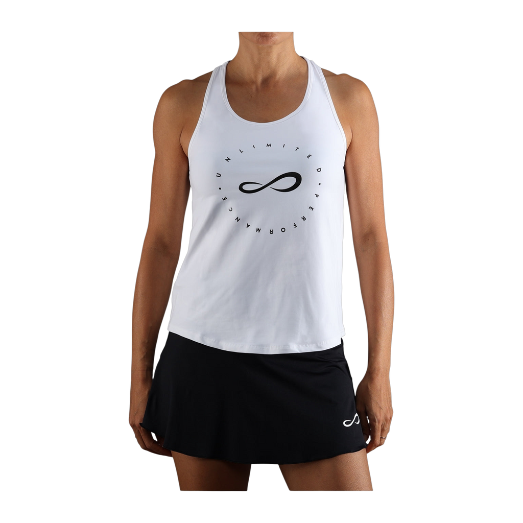 Camiseta de Pádel Endless Cercle Mujer Blanco (3)