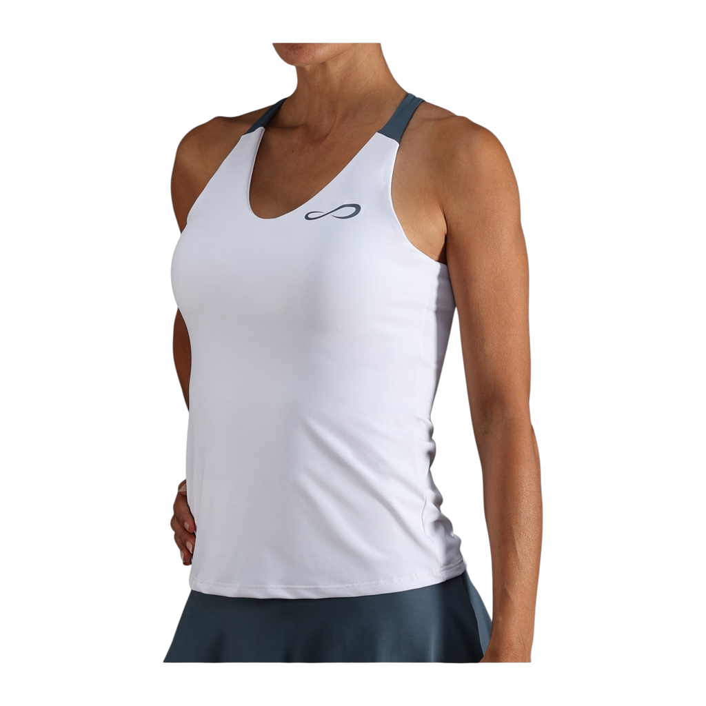 Camiseta de Pádel Endless Diamond Mujer Blanco (3)