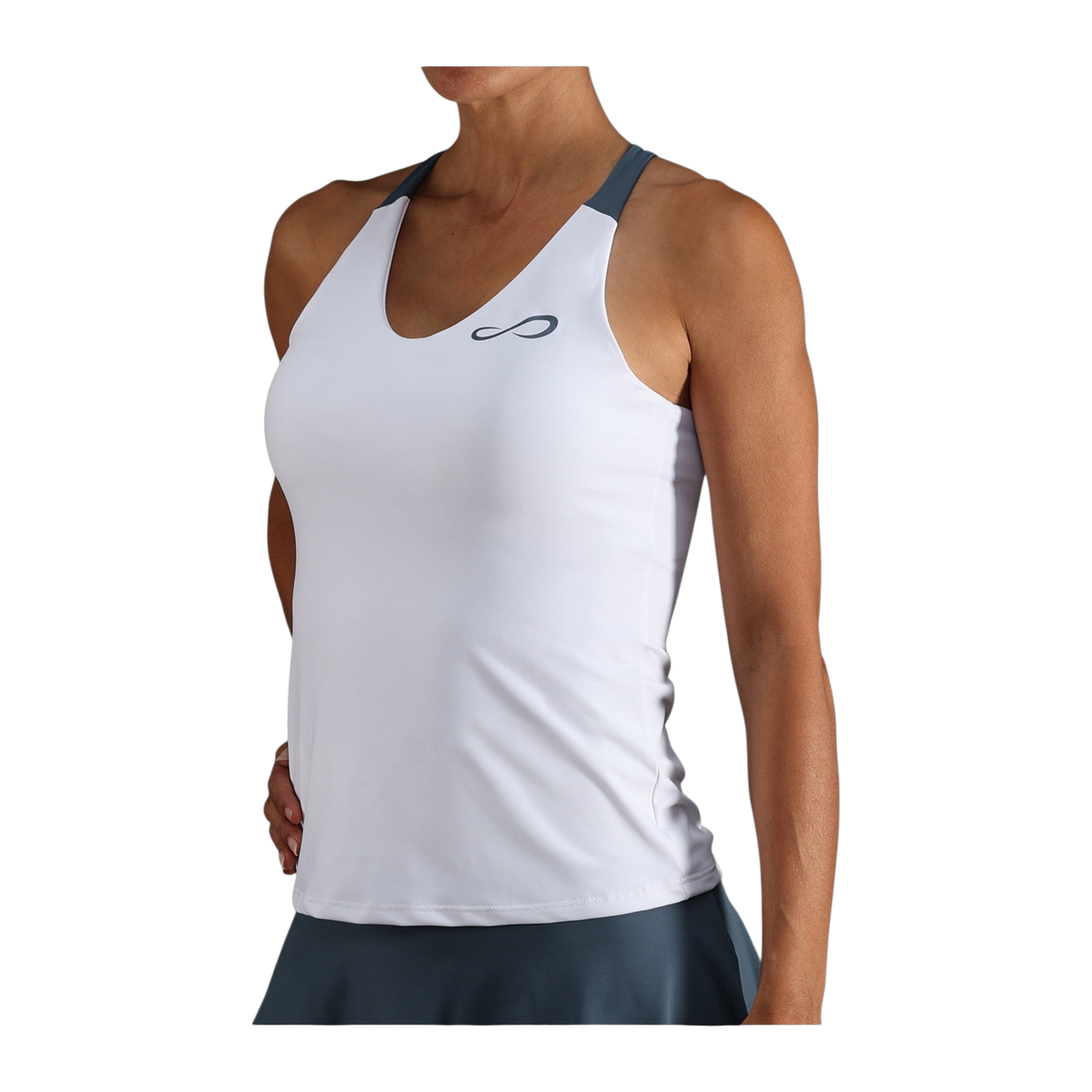 Camiseta de Pádel Endless Diamond Mujer Blanco (3)