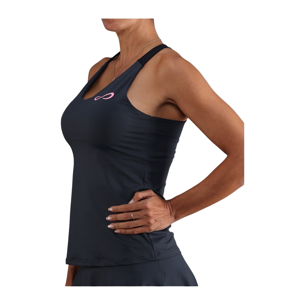 Camiseta de Pádel Endless Diamond Mujer Titanio (3)