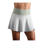 Falda de Pádel Endless Lux II Mujer Verde Militar Claro/Blanco