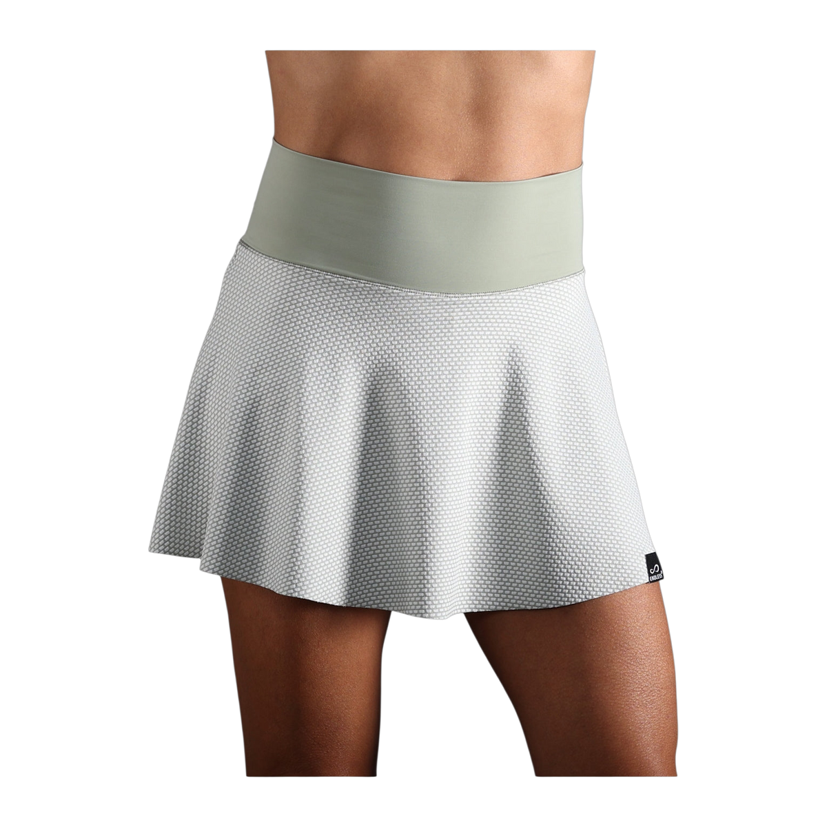Falda de Pádel Endless Lux II Mujer Verde Militar Claro/Blanco