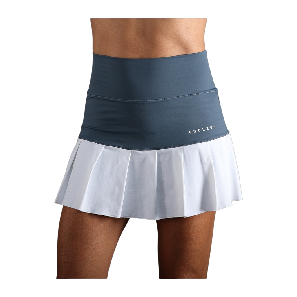Falda de Pádel Endless Ottey Mujer Denim/Blanco